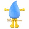 Blue Rain Drop Mascot Costume Blue Rain Drop Mascot Costume