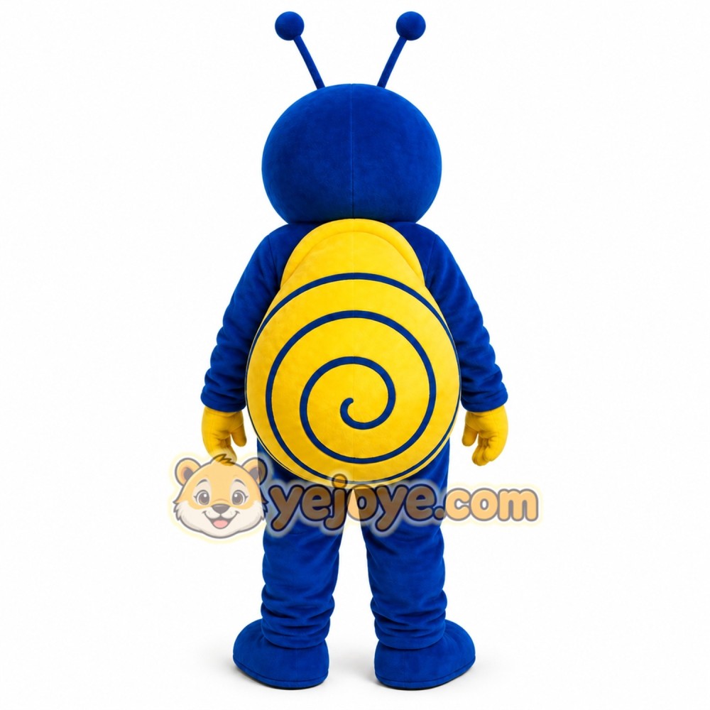 Blue Snails Mascot Costume Blue Snails Mascot Costume