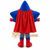 Blue Super Star Mascot Costume Blue Super Star Mascot Costume