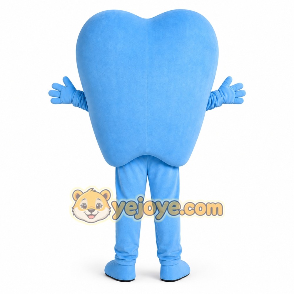 Blue Tooth Mascot Costume Blue Tooth Mascot Costume