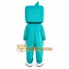 Blue Tv Mascot Costume Blue Tv Mascot Costume