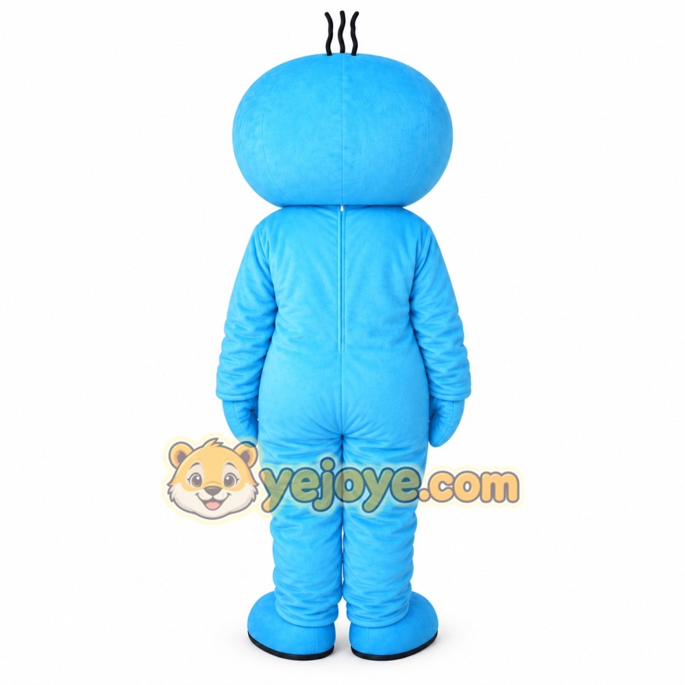 Blue Water Mascot Costume Blue Water Mascot Costume