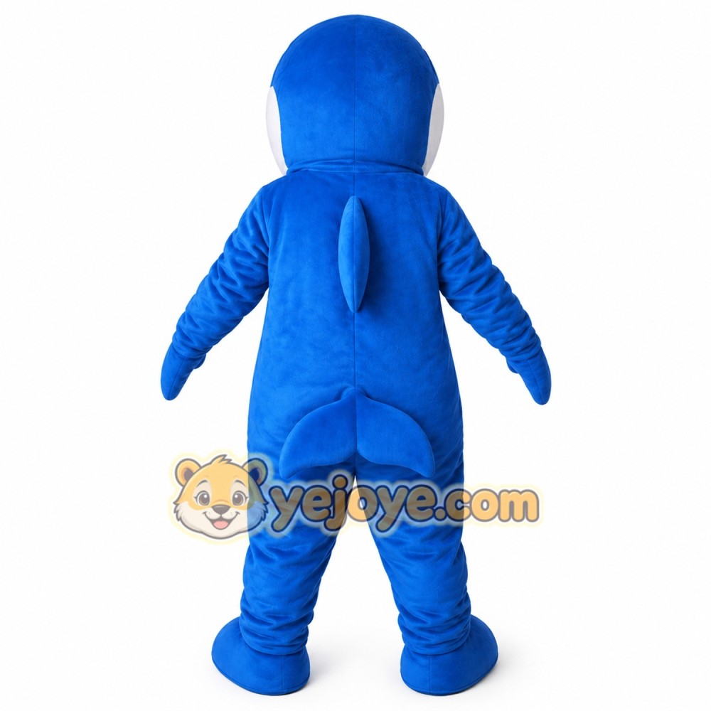 Blue Whale Orca Mascot Costume Blue Whale Orca Mascot Costume