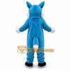 Blue Wolf Mascot Costume Blue Wolf Mascot Costume
