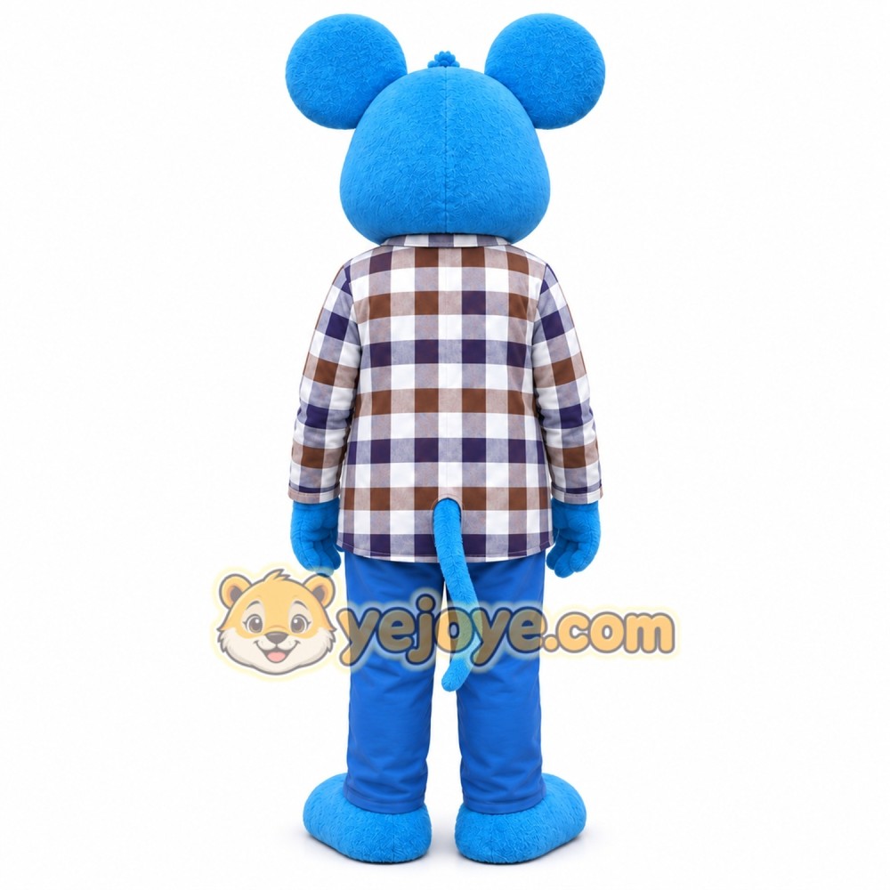 Blue_red mouse Mascot Costume Blue_red mouse Mascot Costume