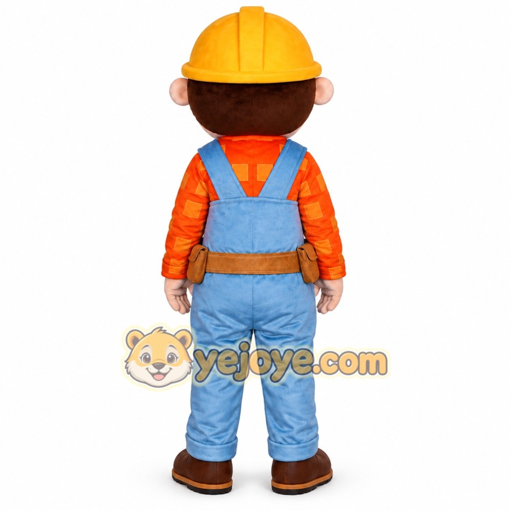Bob The Builder Boy Mascot Costume
