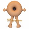 Botarga Dona Chicles Orbit Mascot Costume Botarga Dona Chicles Orbit Mascot Costume