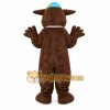 Brown Beast Mascot Costume Brown Beast Mascot Costume