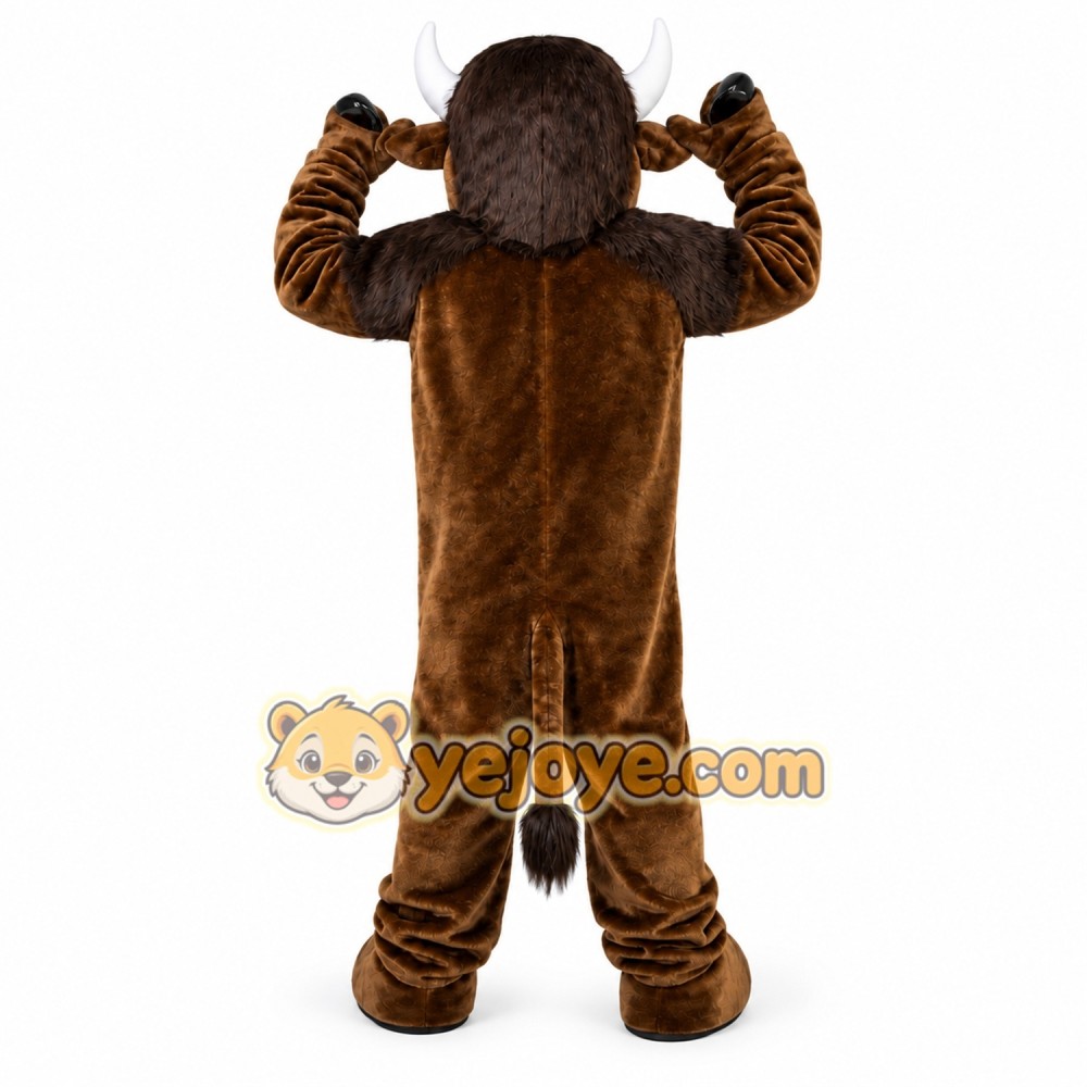 Brown Bull Ox Mascot Costume for Adult Brown Bull Ox Mascot Costume for Adult
