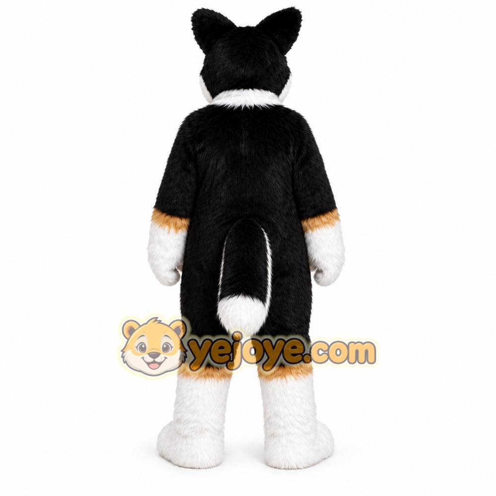Brown Dog Fox Husky Mascot Costume