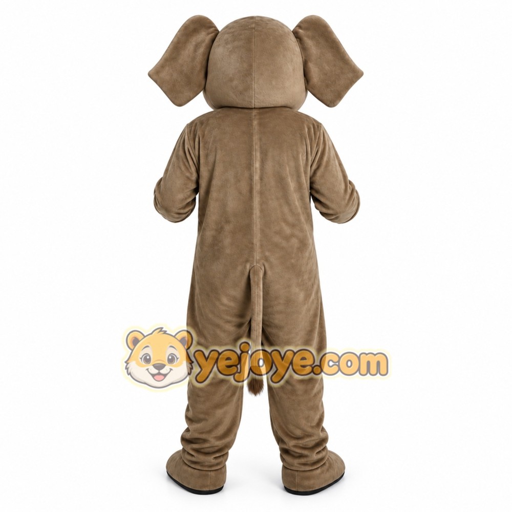 Brown Elephant Mascot Costume Brown Elephant Mascot Costume