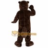 Brown Beaver Mascot Costume