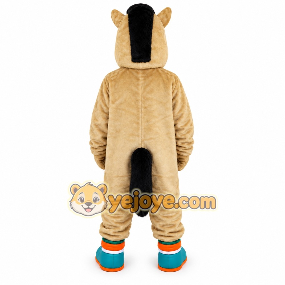 Brown Horse Mascot Costume for Adult Brown Horse Mascot Costume for Adult