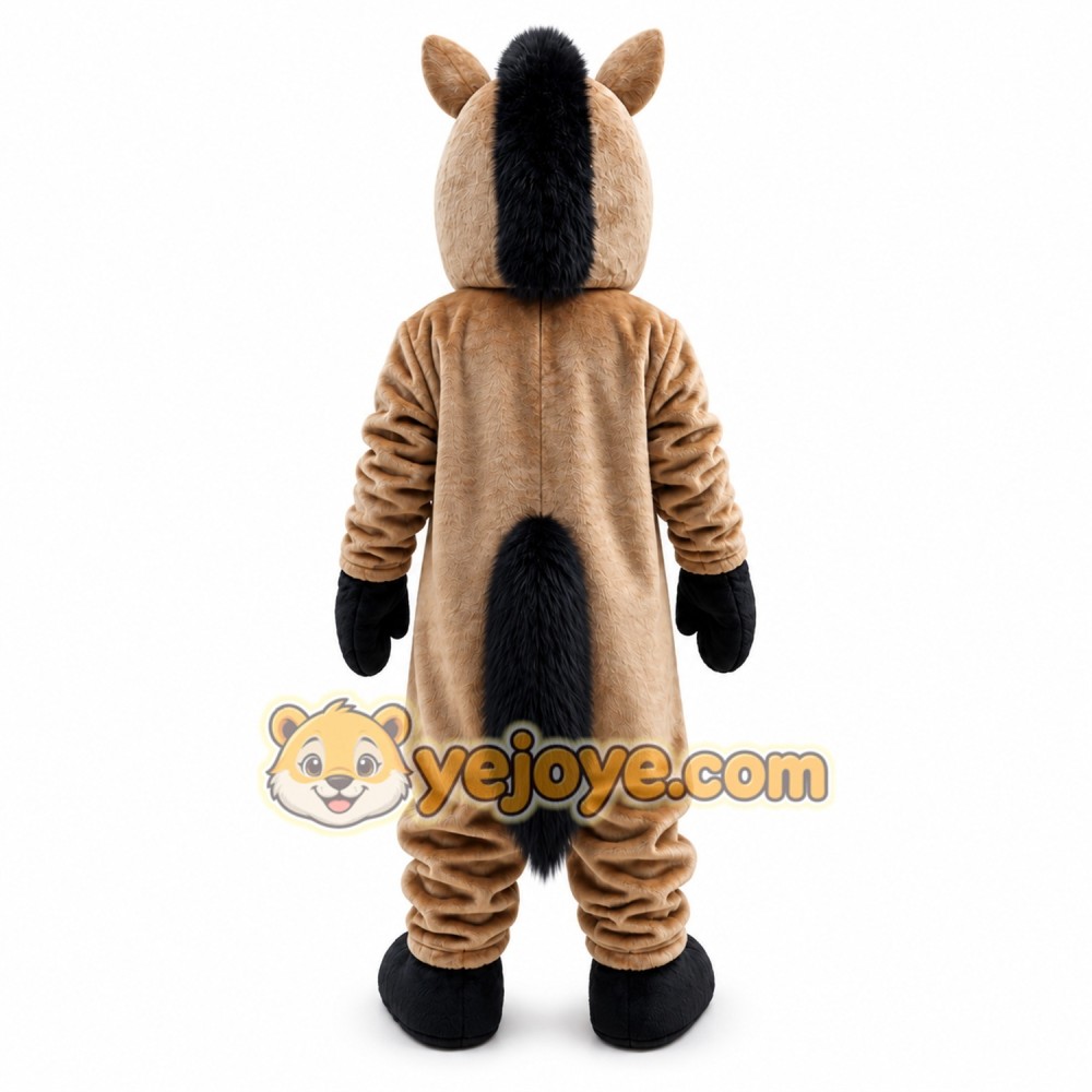 Brown Horse Mascot Costume Mustang Mascot Brown Horse Mascot Costume Mustang Mascot