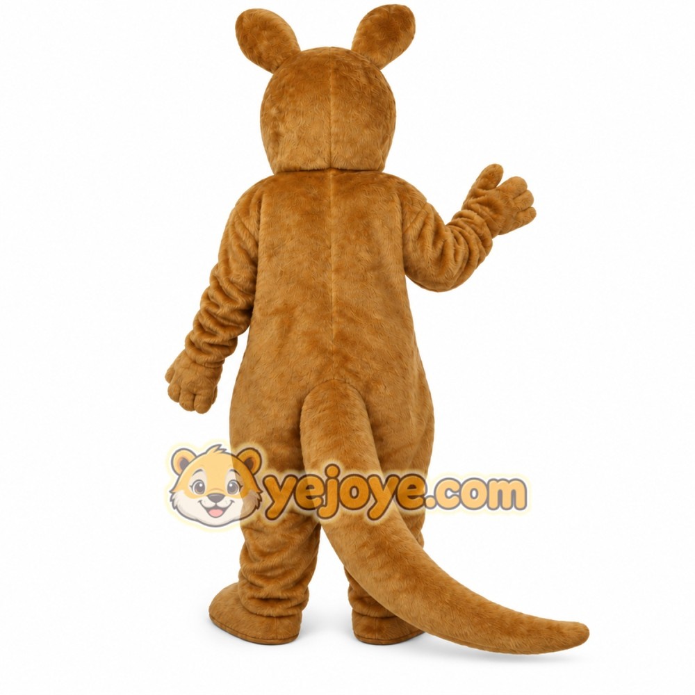 Brown Kangaroo Mascot Costume