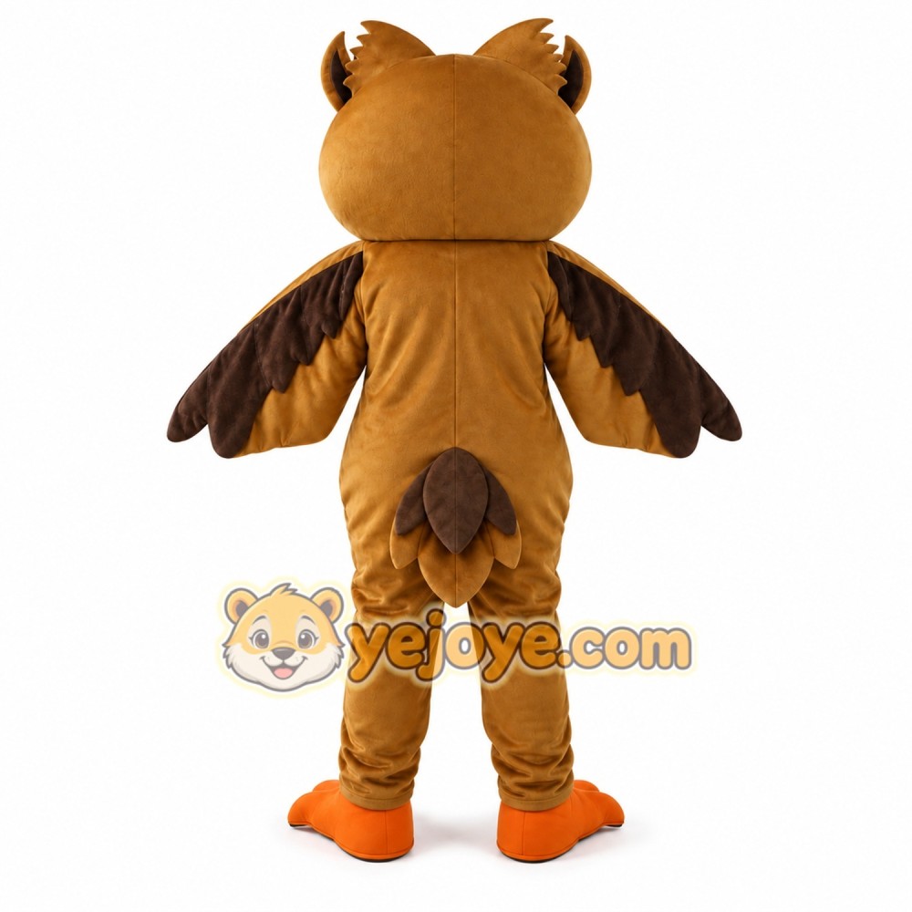 Brown Owl Mascot Costume for Adult Brown Owl Mascot Costume for Adult