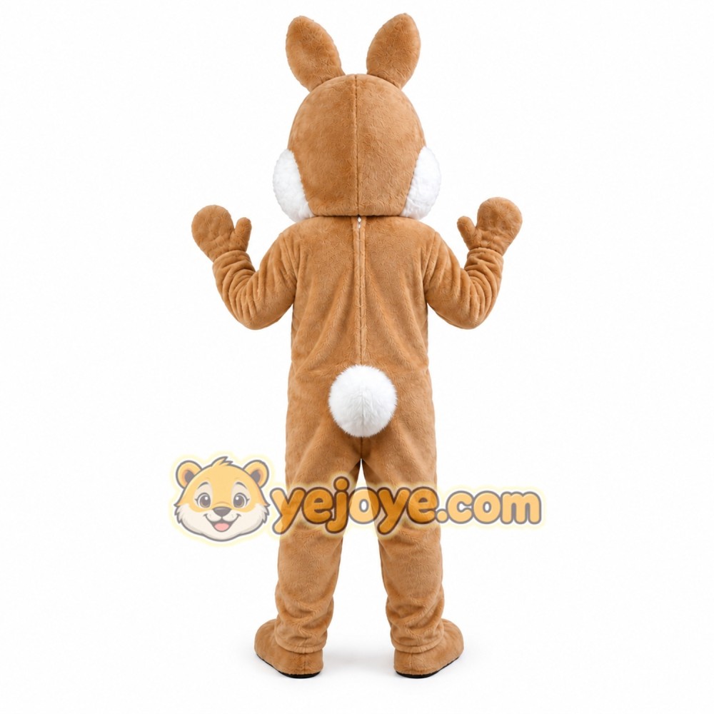 Brown Rabbit Mascot Costume Brown Rabbit Mascot Costume