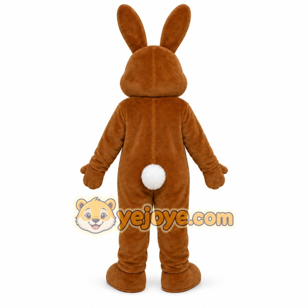 Brown Rabbit Mascot Costume Brown Rabbit Mascot Costume