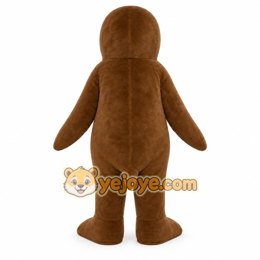 Brown Sea Lion Mascot Costume