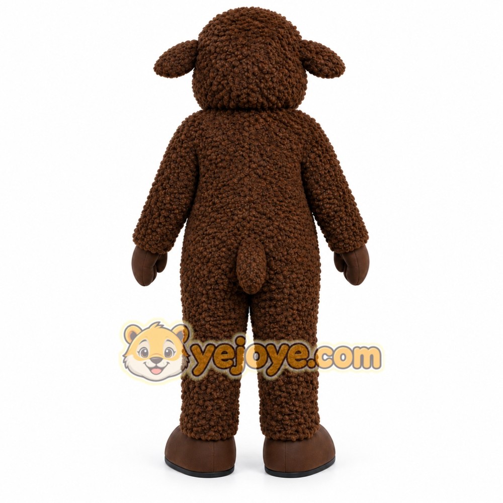 Brown Sheep Mascot Costume Brown Sheep Mascot Costume