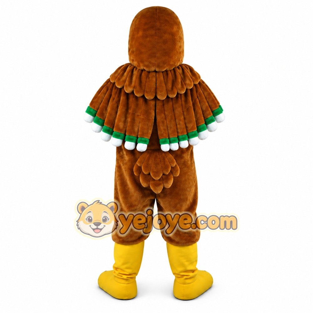 Brown Sports Eagle Mascot Costume Brown Sports Eagle Mascot Costume