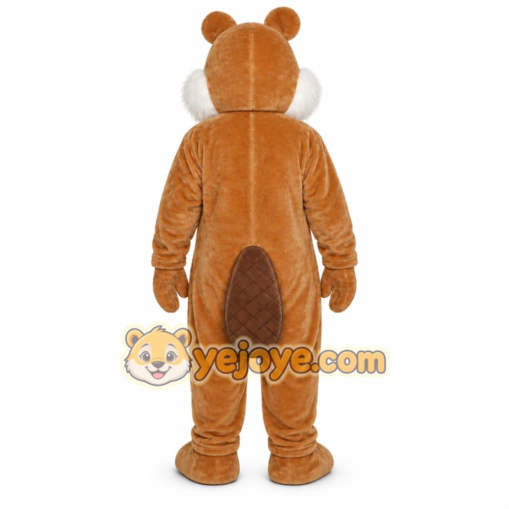 Brown Beaver Mascot Costume Brown Beaver Mascot Costume