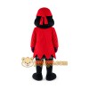 Captain Pirate Mascot Costume Captain Pirate Mascot Costume