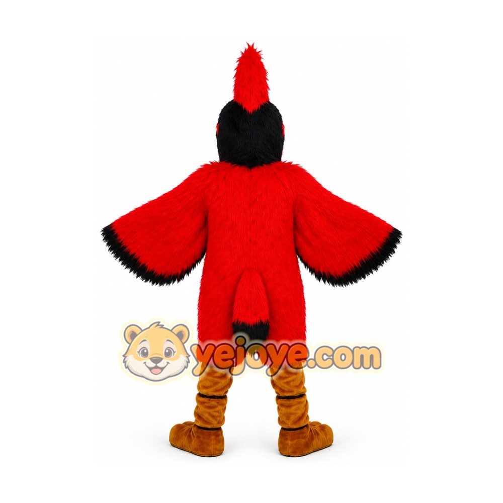 Cardinal Mascot Costume Cardinal Mascot Costume