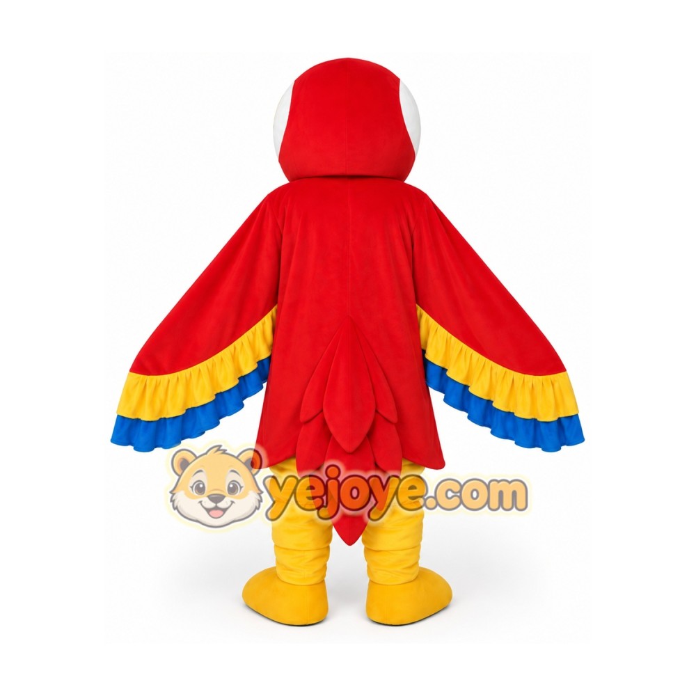Carnival Red Parrot Adults Mascot Costume Carnival Red Parrot Adults Mascot Costume