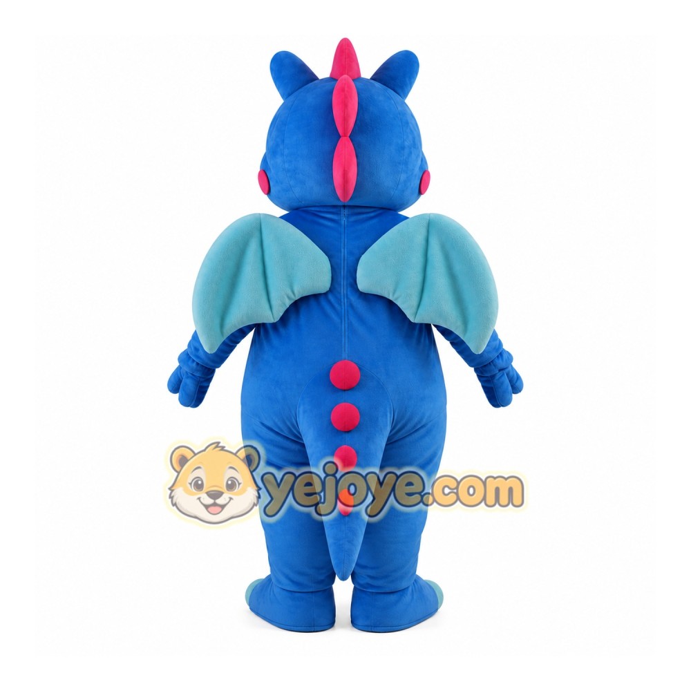 Blue Dragon Mascot Costume