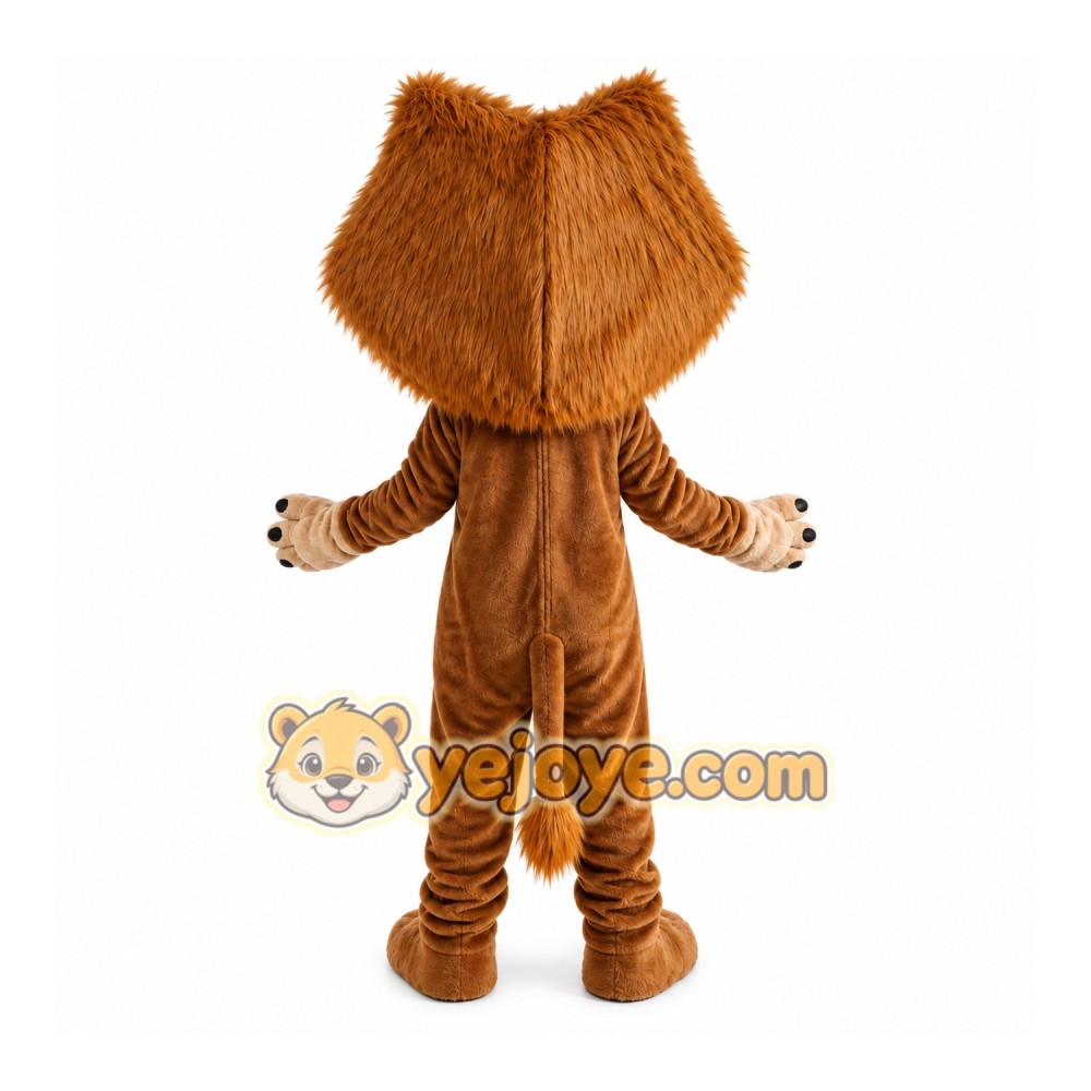 Cartoon Lion Mascot Costume