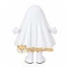 Cartoon White Ghost Mascot Costume Cartoon White Ghost Mascot Costume
