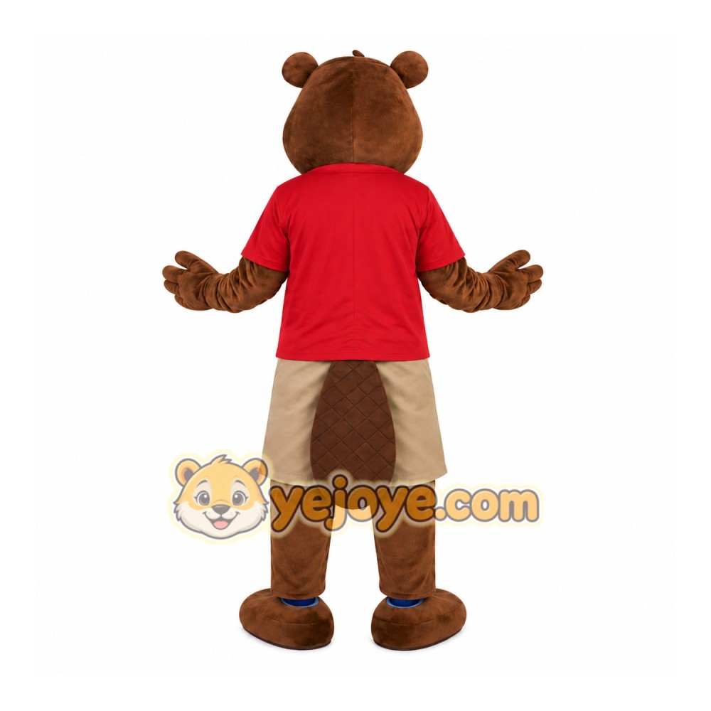 Castor Fiber Beaver Mascot Costume for Adult Castor Fiber Beaver Mascot Costume for Adult