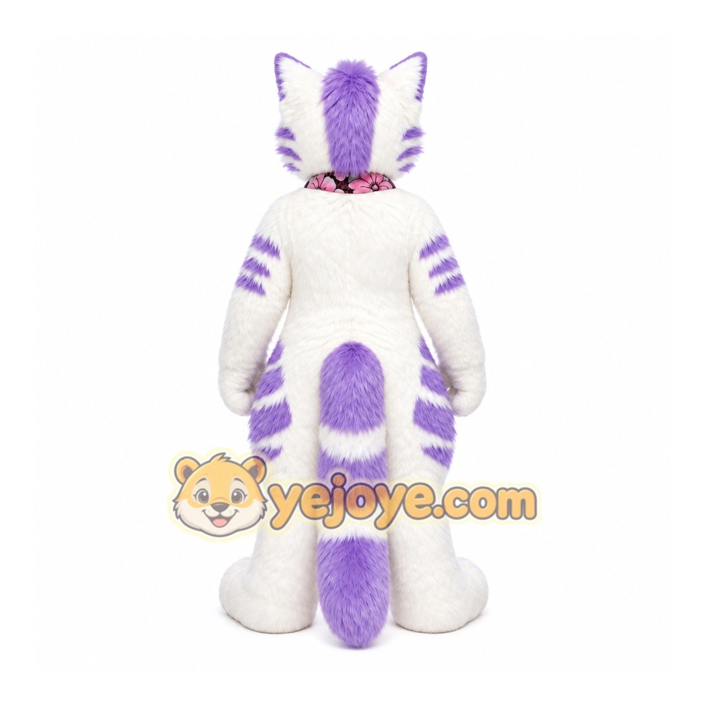 Cat Girl Realistic Fursuit Animal Mascot Costumes Cat Girl Realistic Fursuit Animal Mascot Costumes