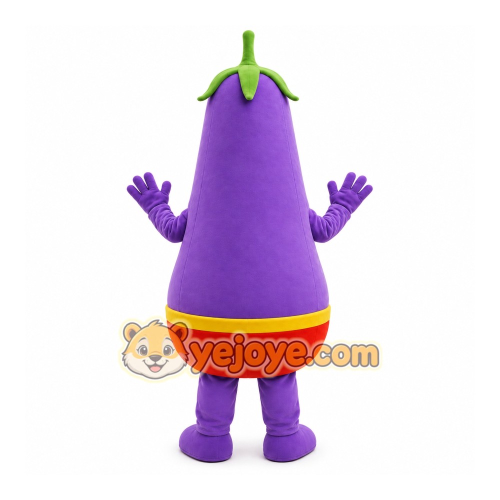 Chili Eggplant Mascot Costume Vegetables Cartoon Chili Eggplant Mascot Costume Vegetables Cartoon