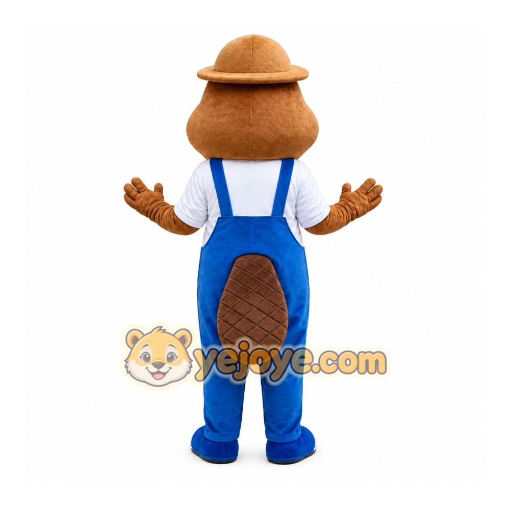 Brown Beaver Mascot Costume Brown Beaver Mascot Costume