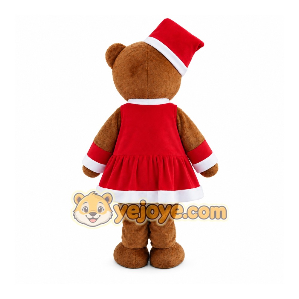 Christmas Bear Mascot Costume
