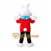 Christmas Bunny Rabbit Mascot Costume Christmas Bunny Rabbit Mascot Costume