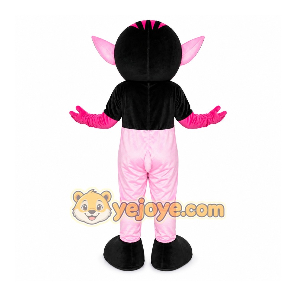 Pink Vampire Character Mascot Costume