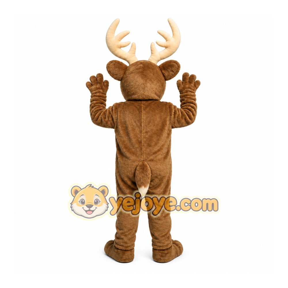 Christmas Elk Deer Cartoon Mascot Costume Christmas Elk Deer Cartoon Mascot Costume