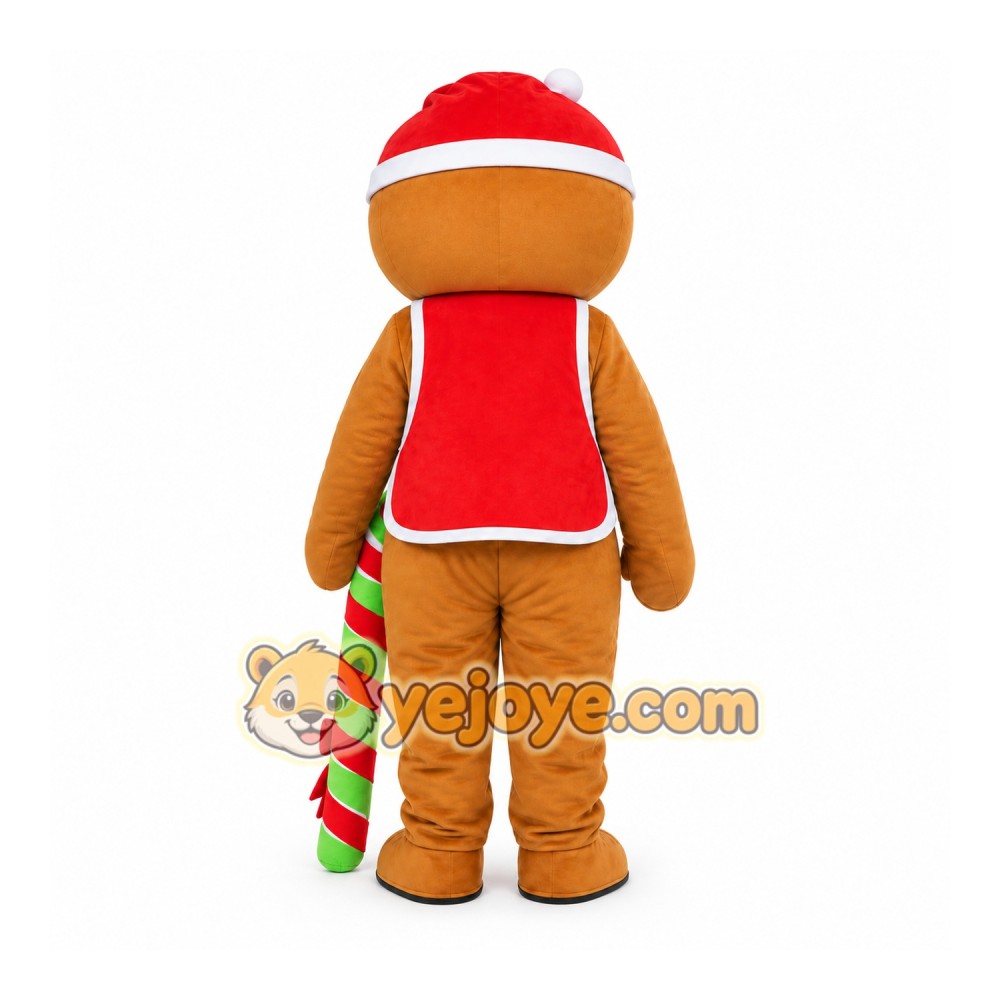 Christmas gingerbread Mascot Costume Christmas gingerbread Mascot Costume