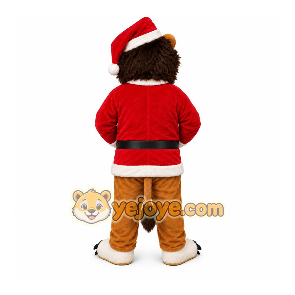 Christmas Lion Mascot Costume