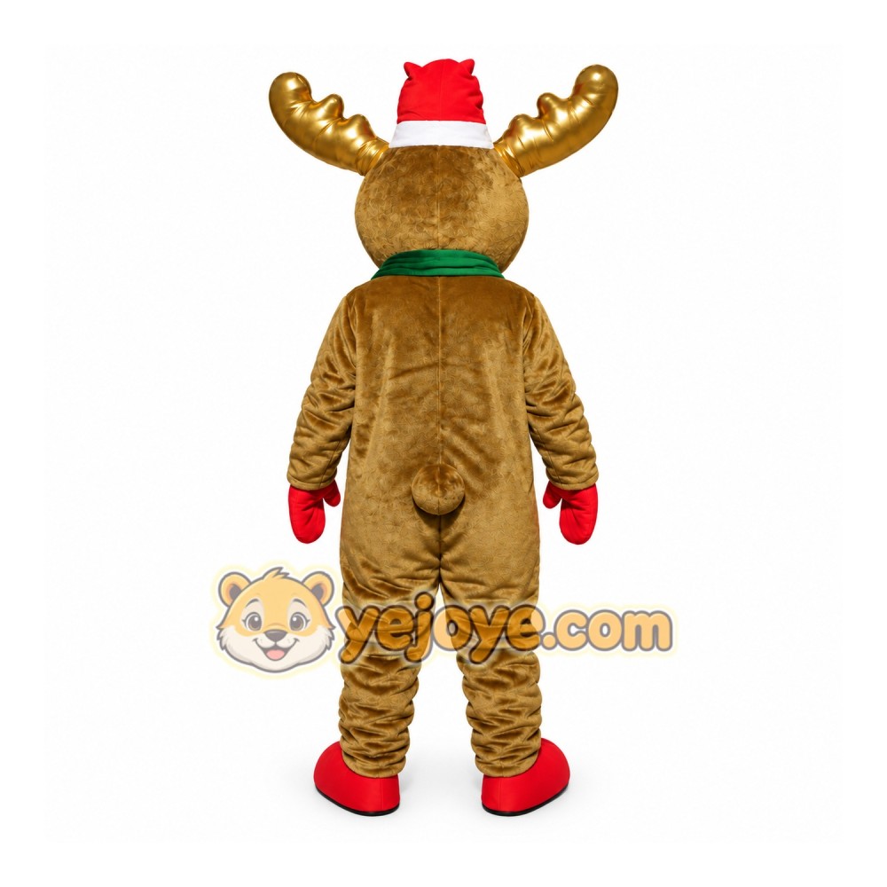 Christmas Moose Reindeer Mascot Costume