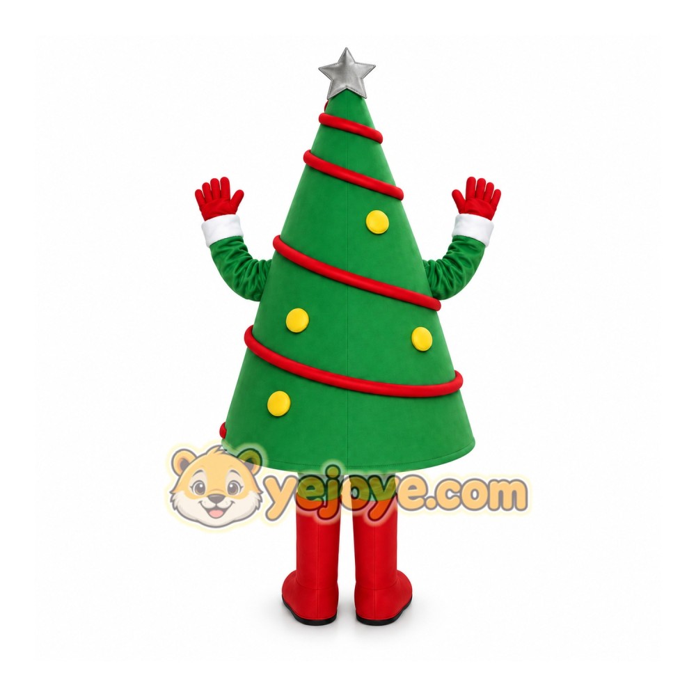 Christmas Tree Mascot Costume Christmas Tree Mascot Costume
