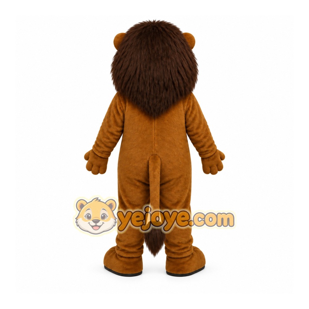 Brown Lion Mascot Costume