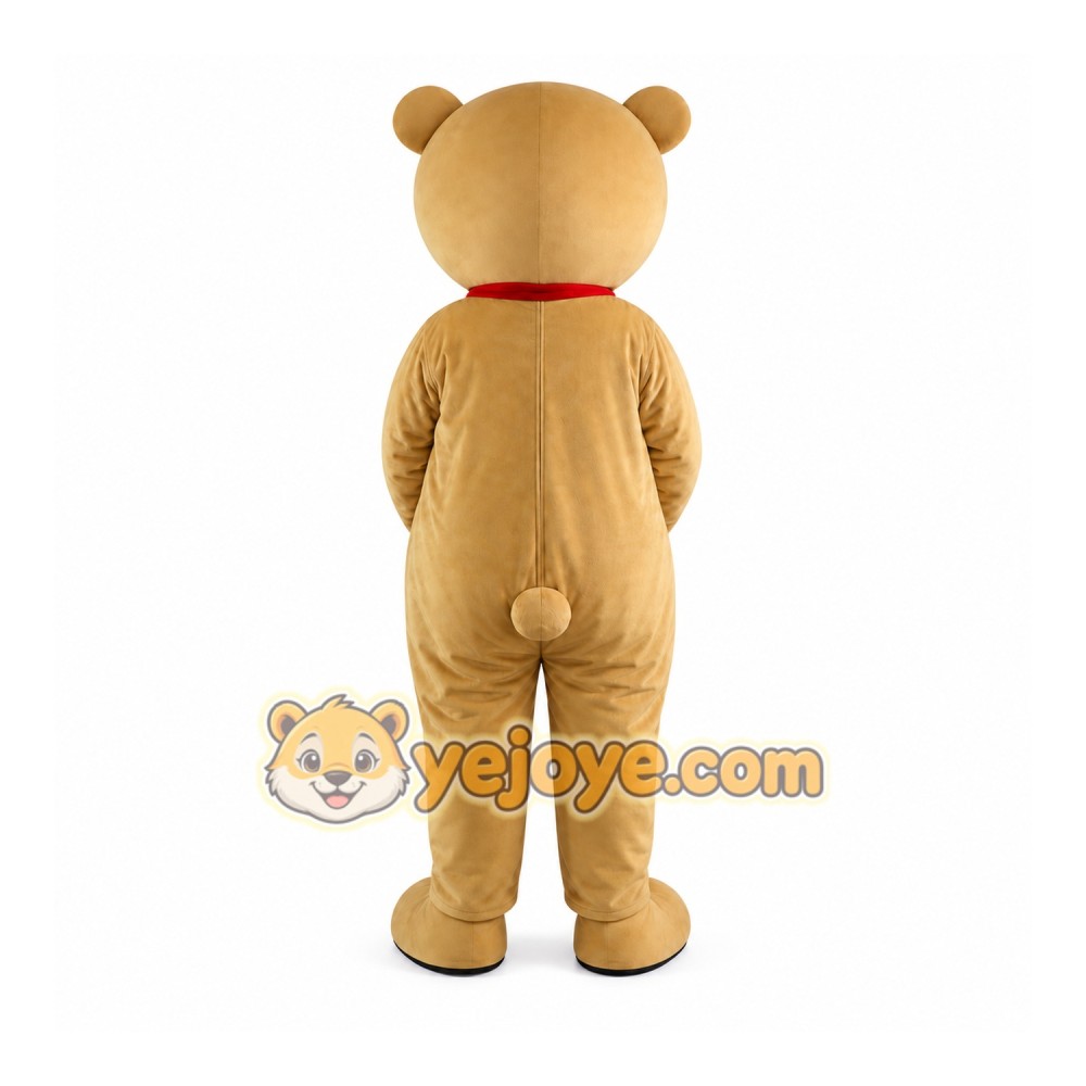 Coffee Teddy Bear Mascot Costume Coffee Teddy Bear Mascot Costume