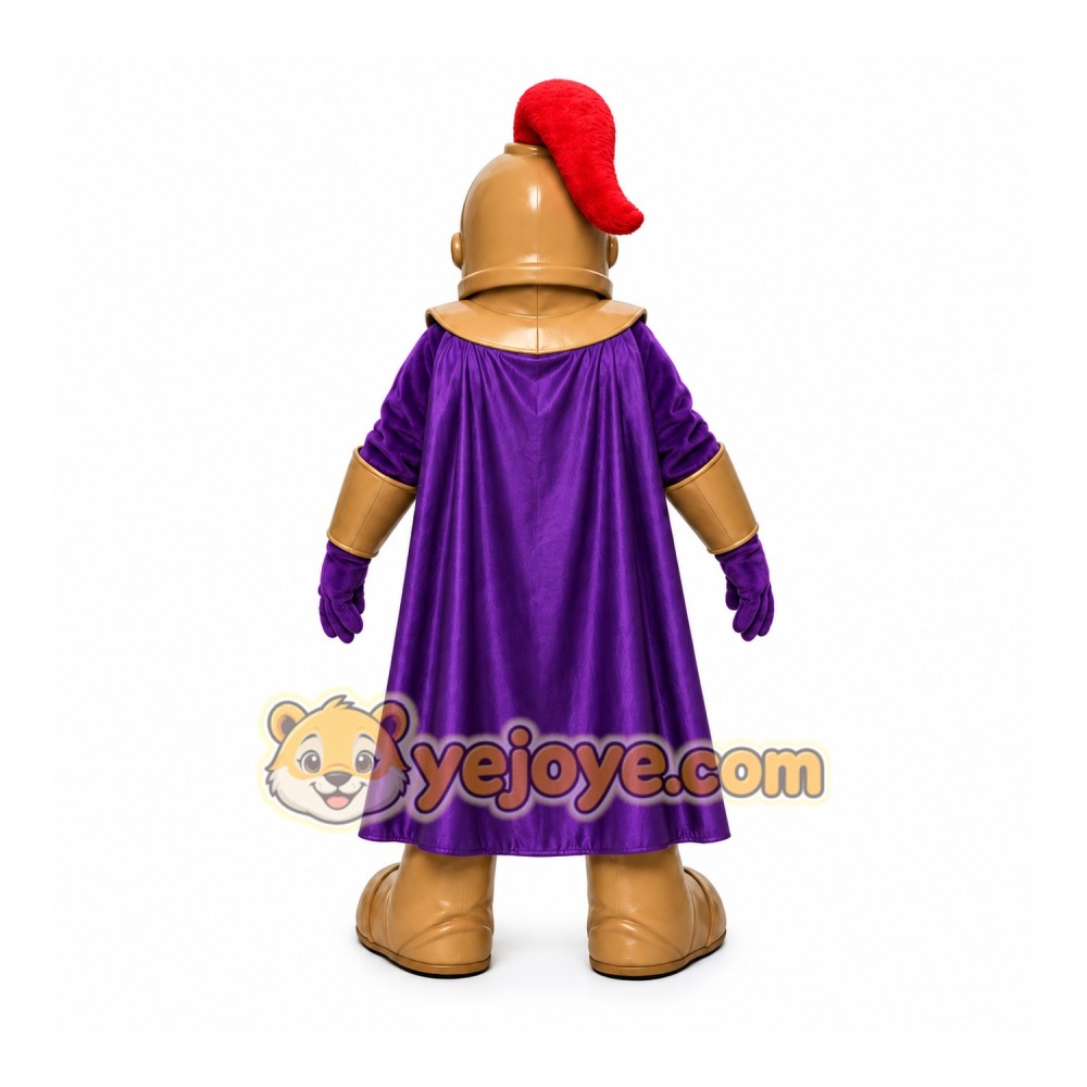 Copper Knight Mascot Costume Spartan Trojan Costume