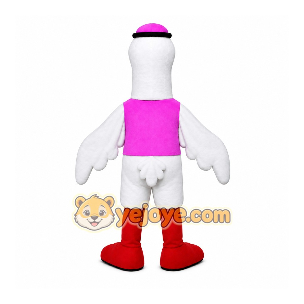 Crane Bird Mascot Costume