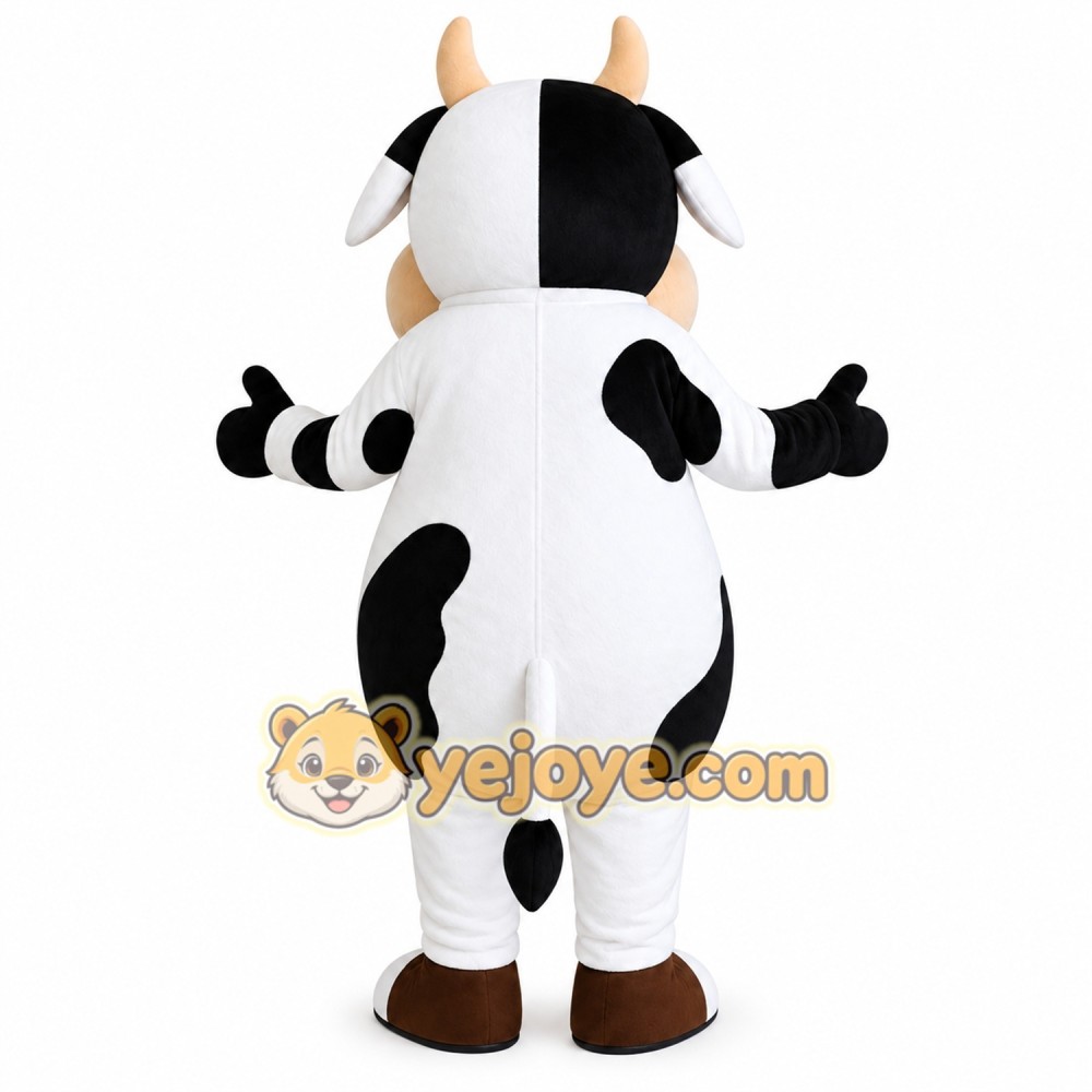 Dairy Cattle Milk Cow Mascot Costume