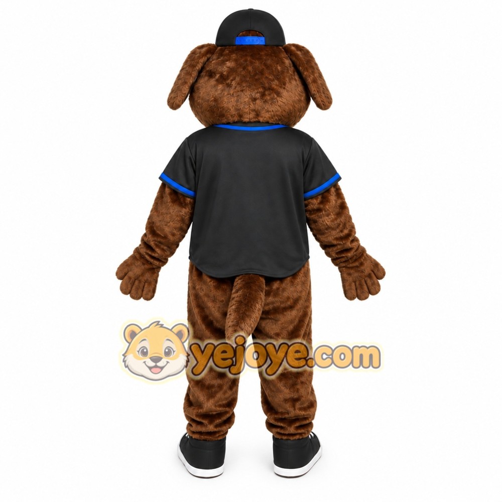 Dark Brown Dog Puppy Mascot Costume Dark Brown Dog Puppy Mascot Costume